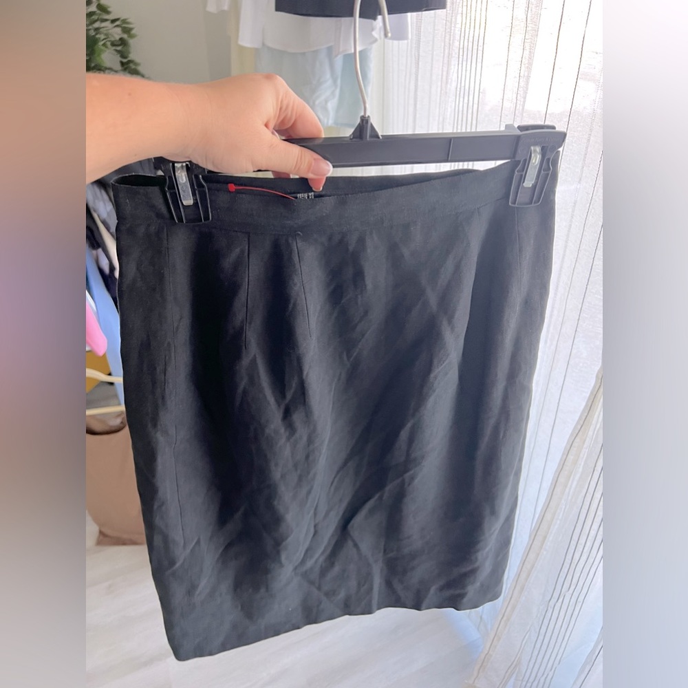 Faux wrap skirt